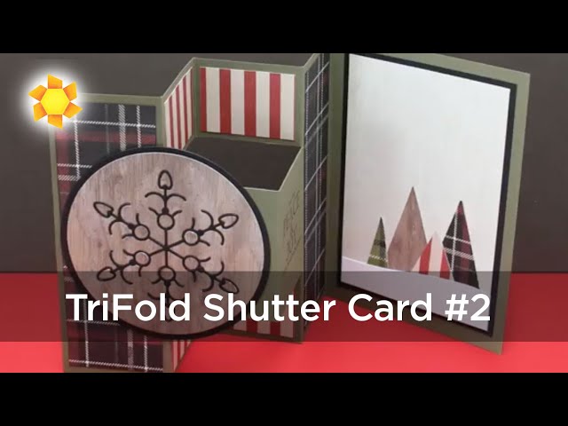 TriFold Shutter Card Template 2 - revisited