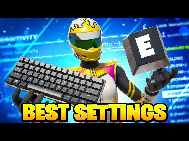 *NEW* Best Keyboard SETTINGS in Chapter 7 Season 4 + Sensitivity (Fortnite Tutorial)