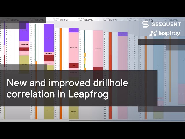 New and improved drillhole correlation in Leapfrog