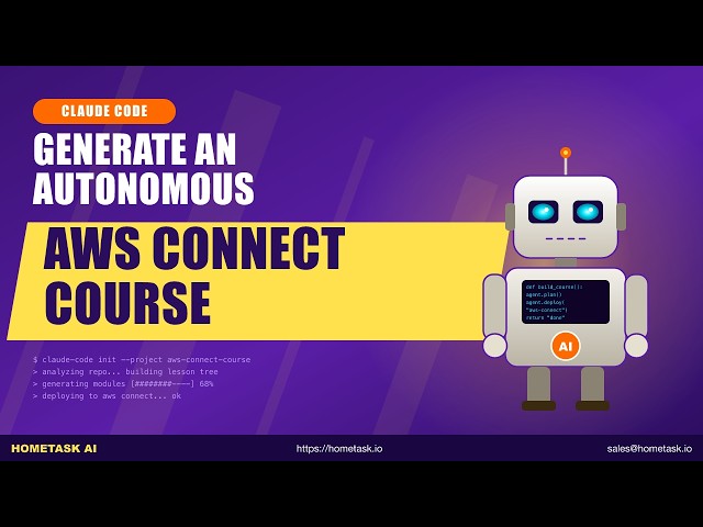 Claude Code - Building an Autonomous AWS Connect Course