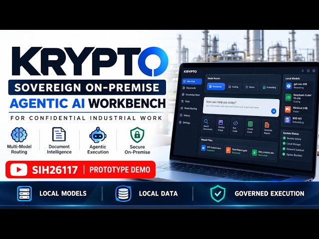 Krypto – On-Premise Agentic AI for Confidential Industrial Work | SIH26117