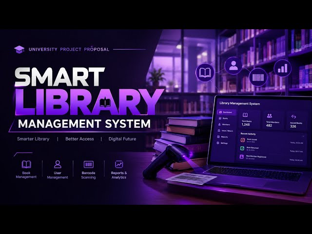 Smart Library Management System in C | Full Project Proposal & Explanation | IRE - 8th |  UFTB