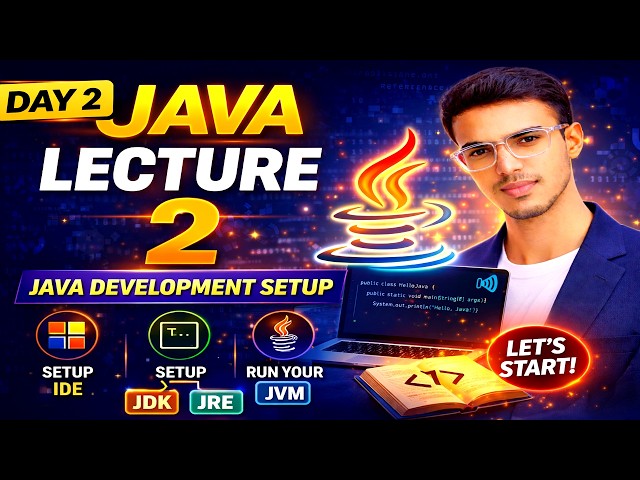 JDK, JRE, JVM 😱 Sab Confusion Khatam! | Java Lecture 2 (Hindi)