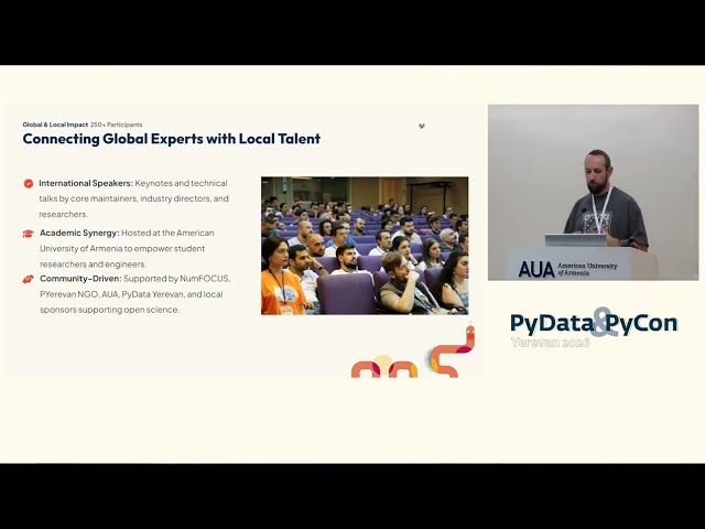 Opening Day 1 - PyData & PyCon Yerevan 2026