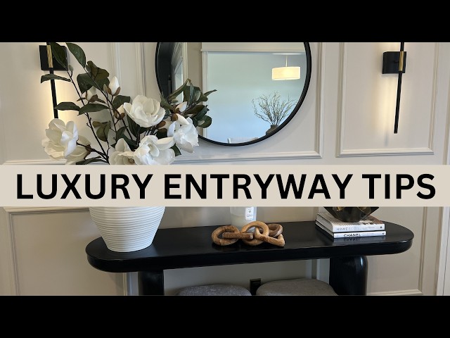 10 Entryway Interior Design tips to Elevate your space! (Affordable)