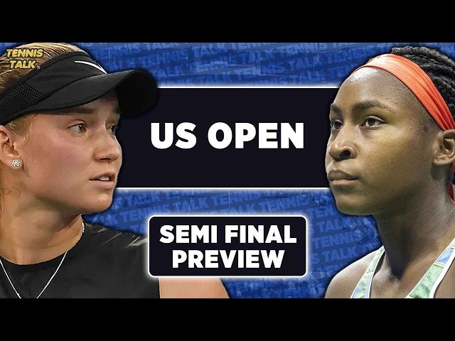 RYBAKINA vs GAUFF | US Open 2026 SF | Tennis Talk Preview