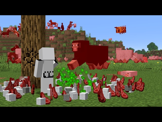 Minecraft, But Every Swing Hits Everything