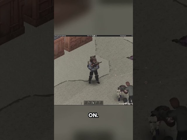 Looting The Giant Gun Store Was A Bad Idea!  #projectzomboid #zombie