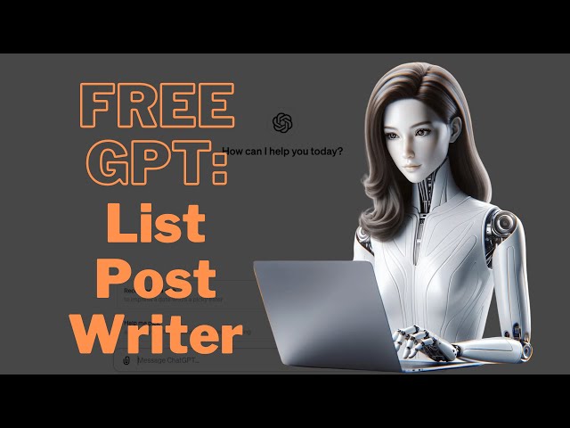 Custom GPT For List Post - Using AHREFS Template
