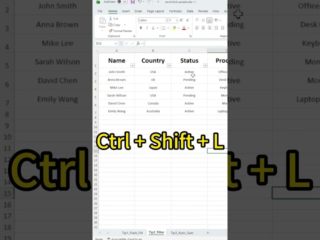 3 Excel Tricks That Save You Hours ⚡