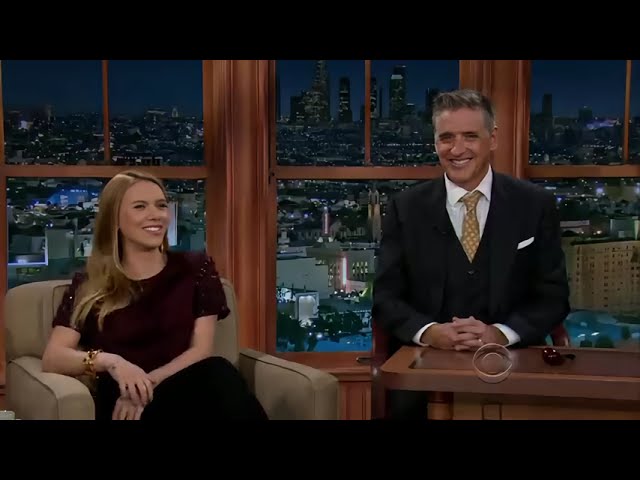 When Scarlett Johansson Meets Craig Ferguson… Chaos Ensues 😂