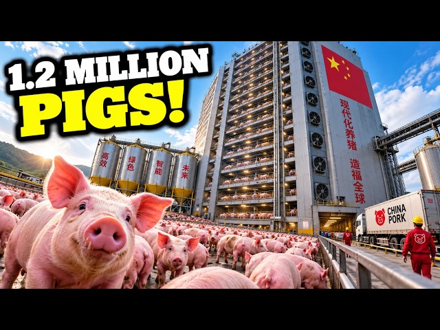 China’s 26-Story PIG SKYSCRAPER — Built to Produce 1.2 Million Pigs a Year!
