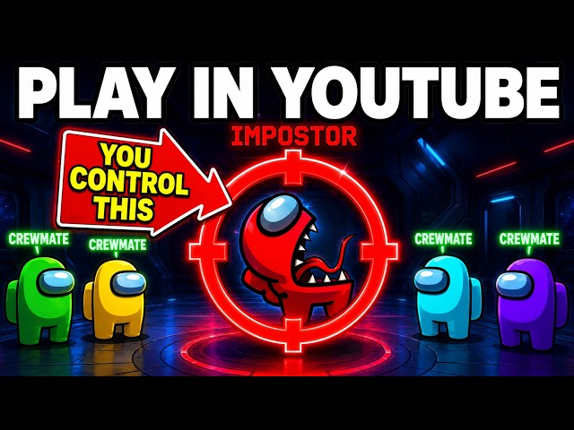 This Video is a Playable Among Us Game | Shoot the Impostor (MOBILE + PC)