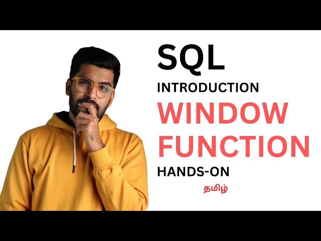 18 What Exactly is 𝐖𝐢𝐧𝐝𝐨𝐰 Functions In 𝐒𝐐𝐋 in Tamil