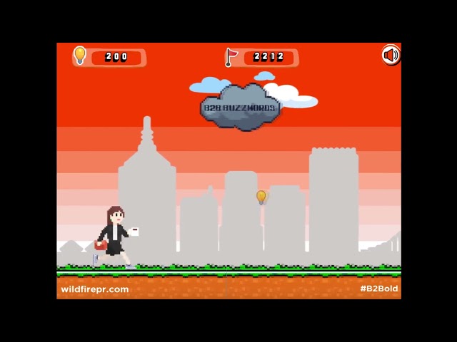 B2Bold: The Game! — B2B Marketing 8-bit video game