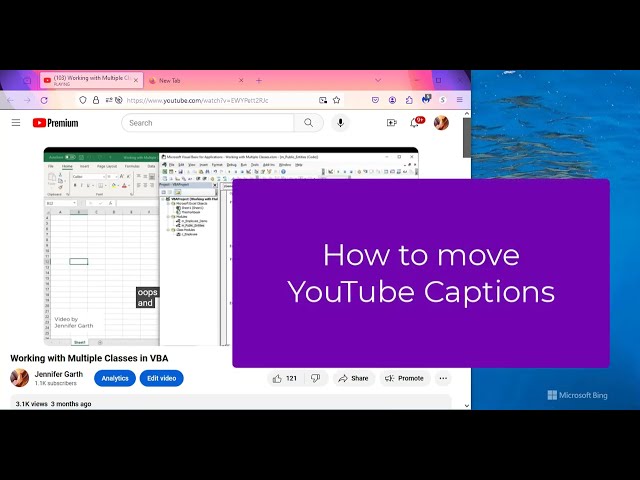 How to Move YouTube Captions