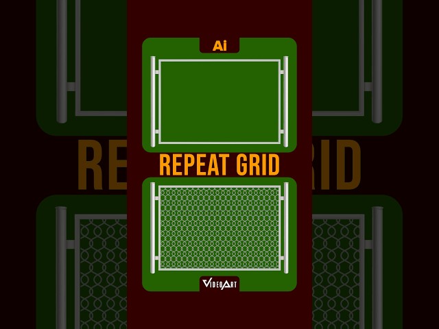Repeat Grid in Illustrator I Create a Chain Link Fence #087