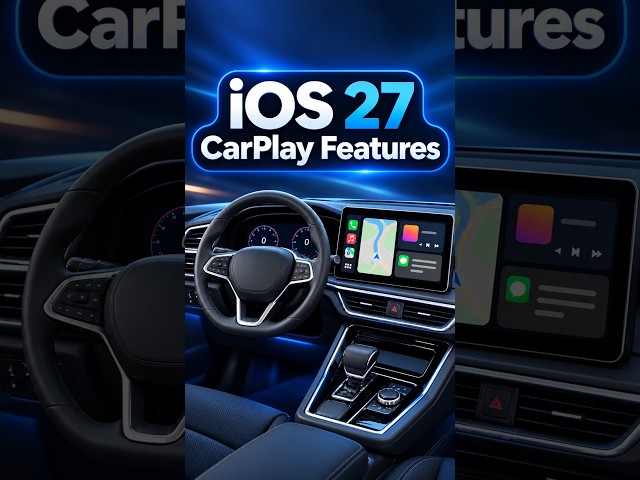 5 New CarPlay Features in iOS 27 (One No Car Can Use Yet) | #shorts