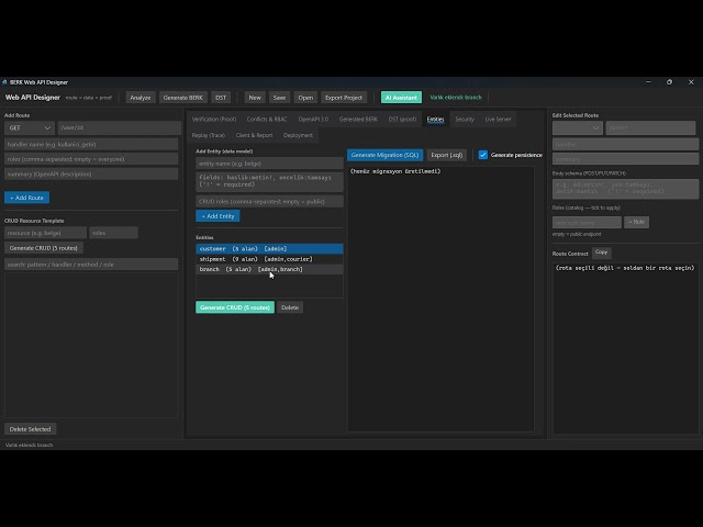 Berk Studio - Web API Designer — Building the Cargo API from Scratch