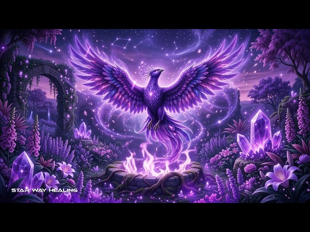 Violet Flame Phoenix • Manifest Spiritual Renewal, Miracles & Positive Transformation • 852Hz