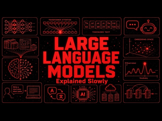 Literally Everything About How Large Language Models Work Explained Slowly (For Sleep)