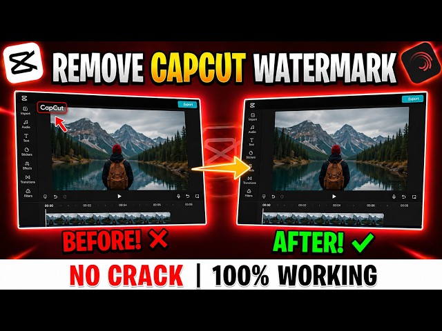 How to Remove Watermark from CapCut (PC Version) ✅
