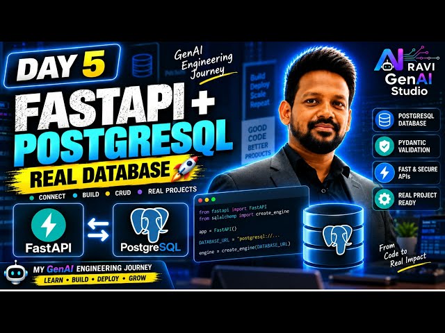 Build a Production-Ready CRUD API with FastAPI, PostgreSQL & SQLAlchemy