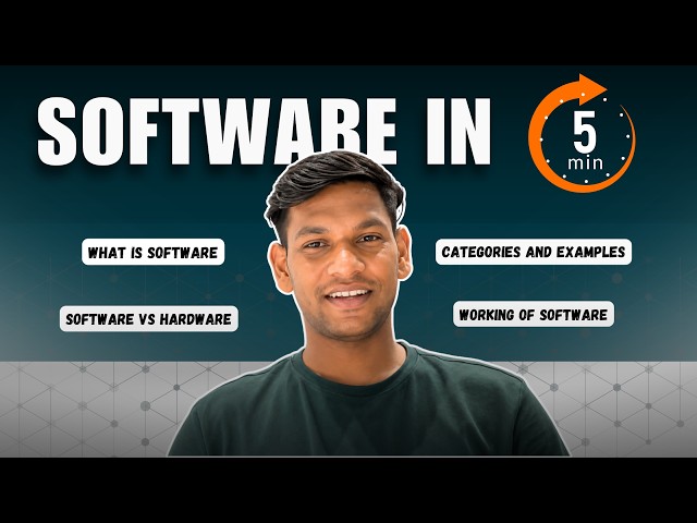 What is Software? Explained in 5 Minutes | Software vs Hardware