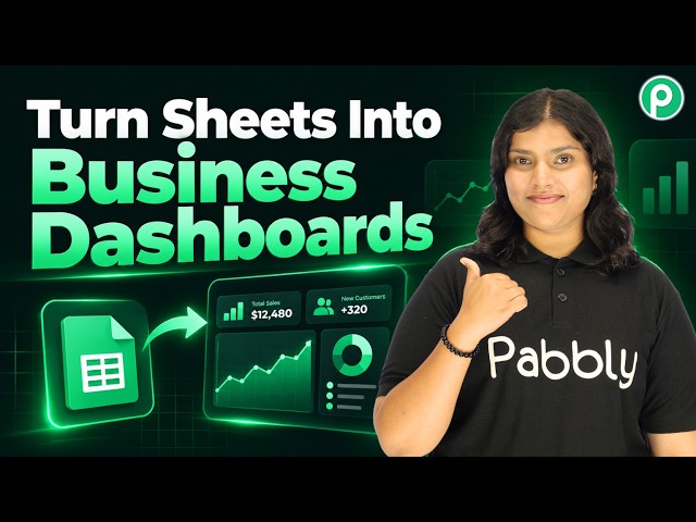 How I Turned My Google Sheet Into a Live Business Dashboard in 15 Minutes!