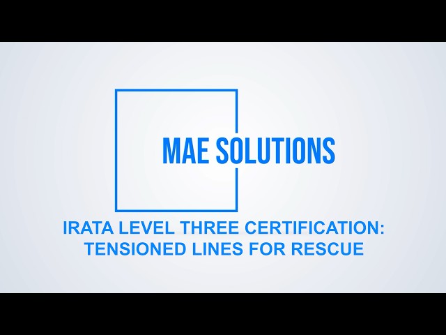 IRATA Level 3 - Using Tensioned Lines for Rescue