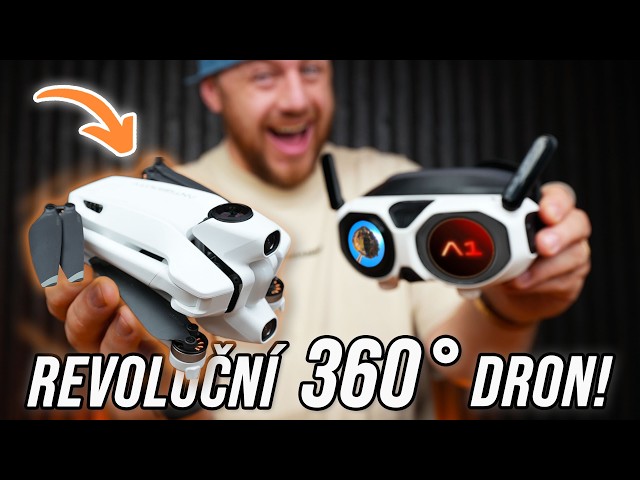 💥 DJI má problém! Tohle je první 360° dron na světě! | Antigravity A1 Unboxing