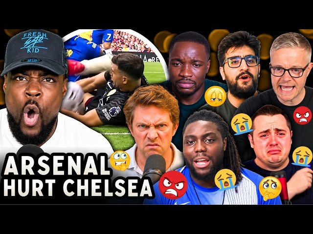 Arsenal BREAK Chelsea😭Rory, Don & CB SNAP🤬 Goldbridge & Expression EXPLODE😡Gabriel RED CARD DEBATE
