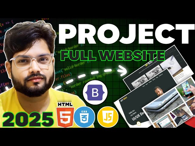 Create a Full Website 🔥 || Complete Web development Project🔥 || #webdevlopement #coding