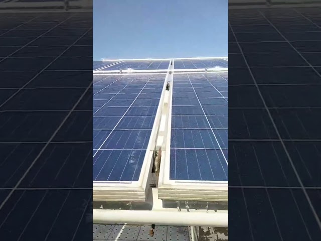 Solar panels clening system #apolloengineering #viralshorts