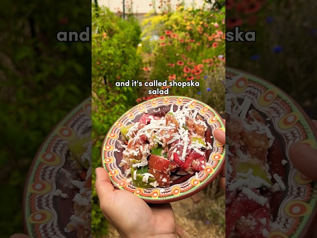 Shopska Salad 🥗 The Salad Of My Childhood