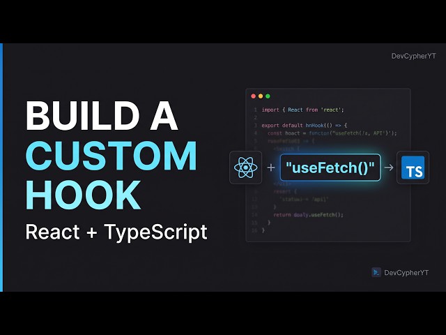 How to Build a Custom React Hook with TypeScript