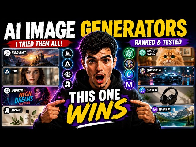 The Best AI Image Generators of 2026!  (Ranking inside)