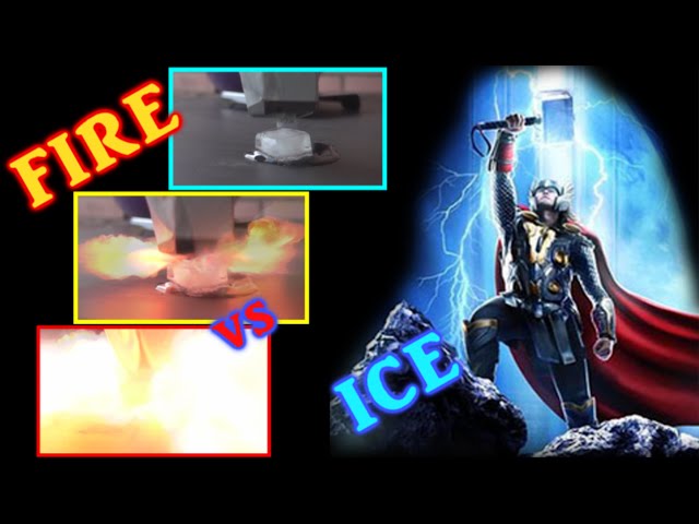 The Thors Hammer experiment! -Potassium vs Ice