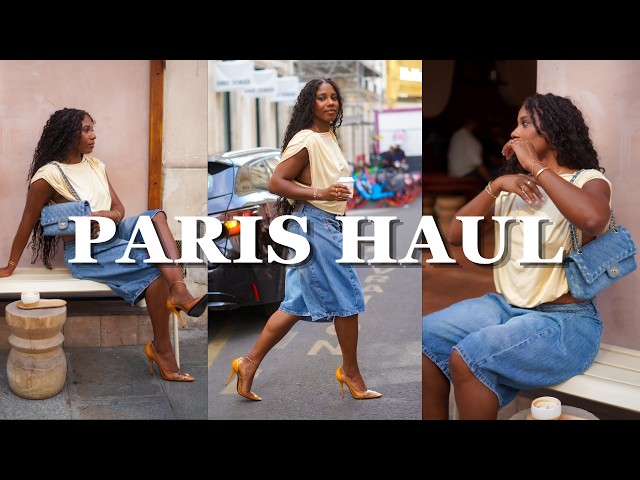 I went LUXURY shopping in PARIS 🇫🇷 Chanel, YSL, Loewe Haul ✨ Monroe Steele