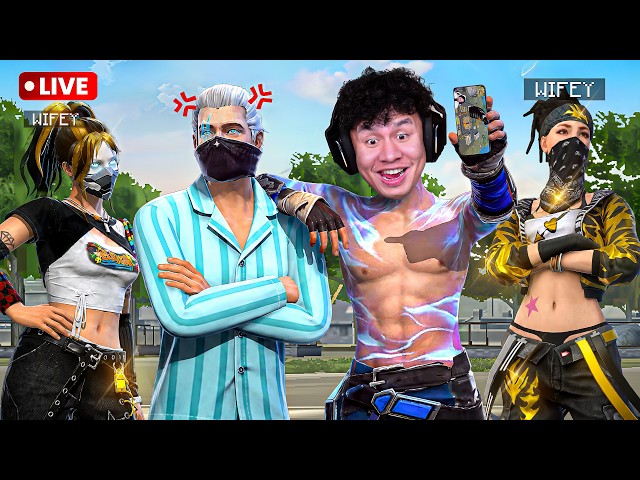 Kabab मैं Haddi 🤗 Fun Live with @Wiffeygamer_8  &  Ghur Ghur  #freefire #live #tondegamer