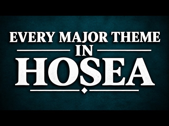 Every Major Theme in Hosea Explained | The Prophet Who Married an Unfaithful Wife