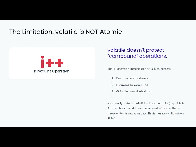 volatile vs atomic