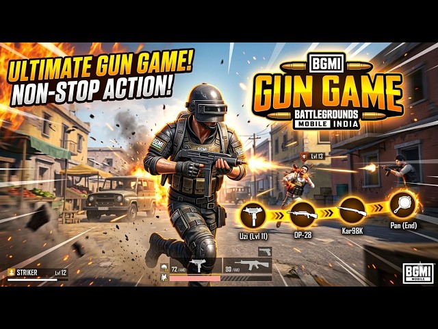 UZI to PAN: The Ultimate Gun Game Challenge! ||#youtube #gaming