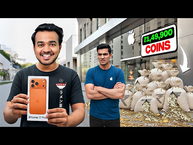 I bought New iPhone 17 Only Using Coins! 