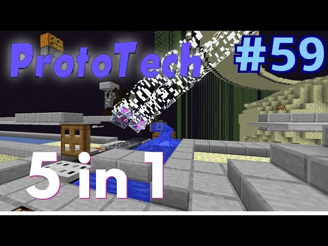 ProtoTech SMP #59 | All in one!- obsidian, shulker shell, sand, concrete and dragon egg farm!