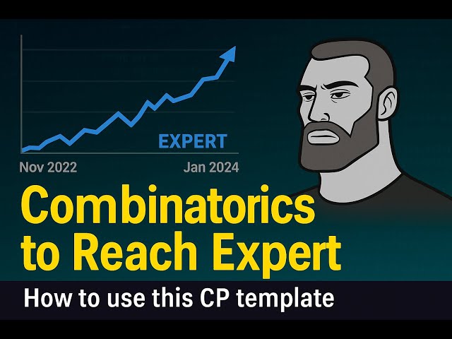 How This Combinatorics Template Helped me Reach Expert at Codeforces | CSES + CF (E2 - Close Tuples)