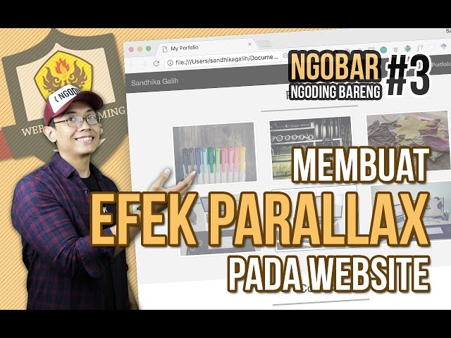 NGOBAR #3 : CREATING A PARALLAX EFFECT ON A WEBSITE