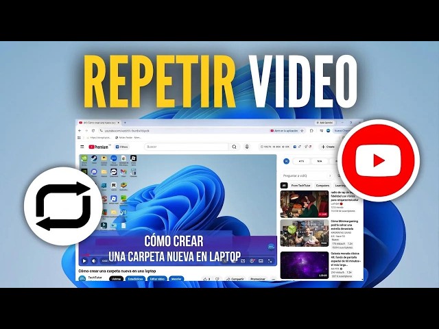 ¿Cómo poner un video en repetición en YouTube?
