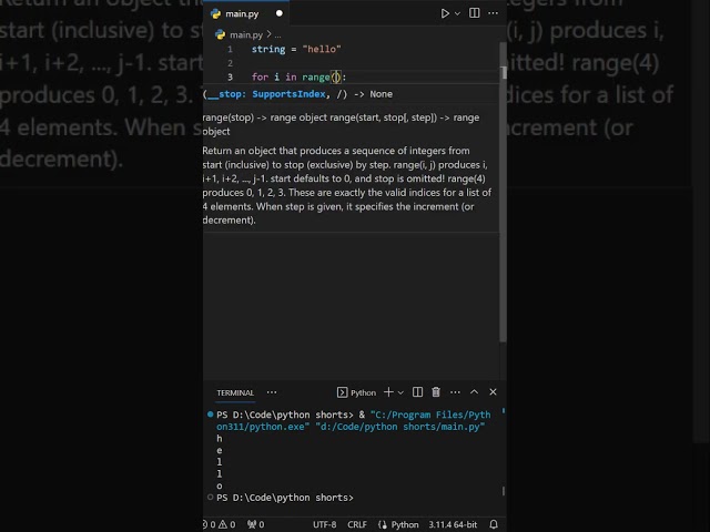 Python Roadmap Lesson 9 - Iteration For Loops Part 1 #coding #pythontutorial #pythonlearning #code