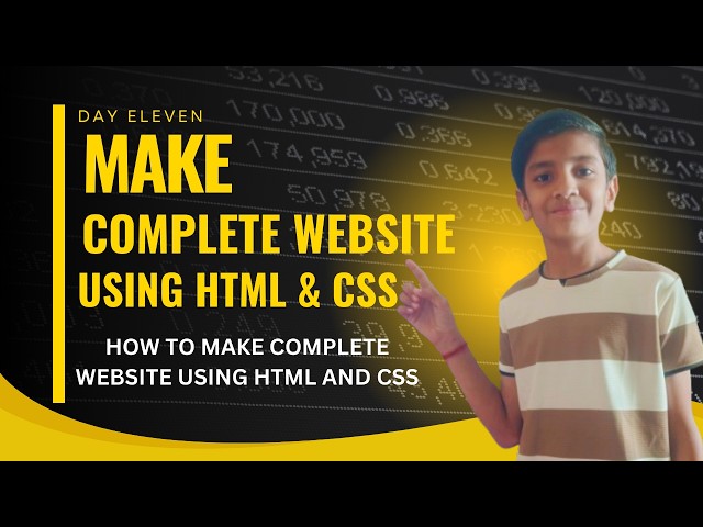 Build A Website Like This in 40 Minutes #coding #css #html